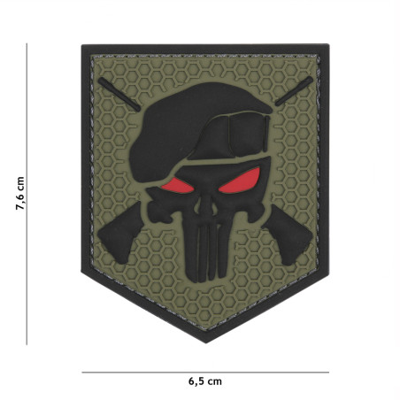 Patch 3D PVC Commando green