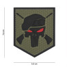 Patch 3D PVC Commando green