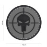 Patch 3D PVC Punisher sight grey