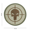 Patch 3D PVC Punisher sight coyote