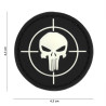 Patch 3D PVC Punisher sight black