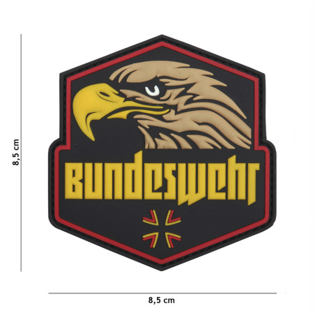 Patch 3D PVC Bundeswehr yellow