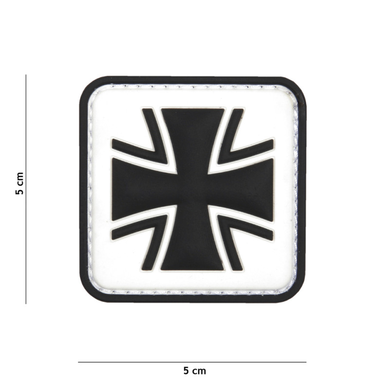 Patch 3D PVC German white