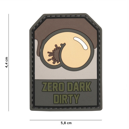 Patch 3D PVC Zero Dark Dirty