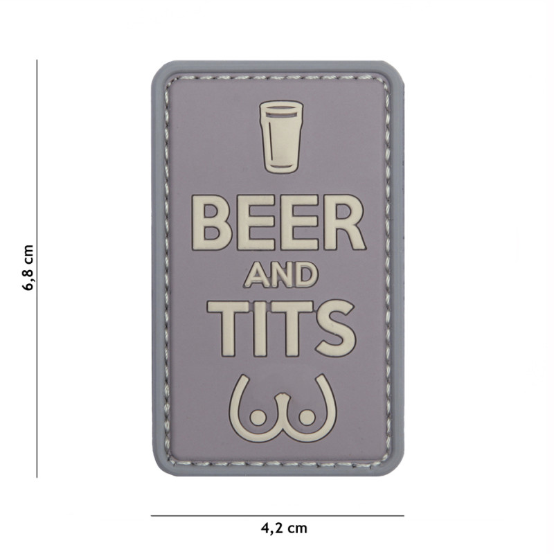 Patch 3D PVC Beer multi
