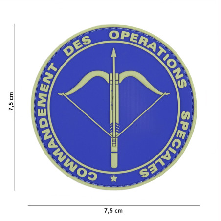 Patch 3D PVC Commandement Blue