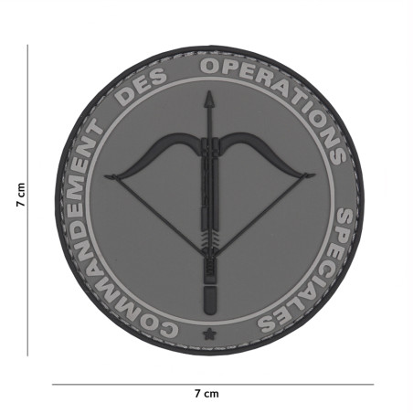 Patch 3D PVC Commandement grey