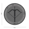 Patch 3D PVC Commandement grey