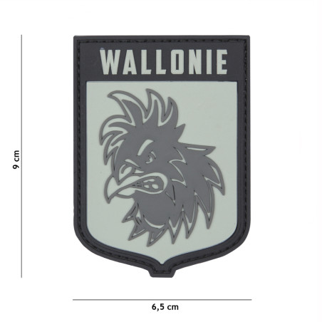 Patch 3D PVC Wallonie