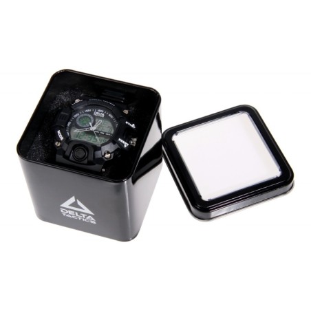 MONTRE TACTIQUE ANALOGIQUE ET DIGITALE NOIRE