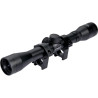 Lunette de tir 4X32 noir + Anneau de montage