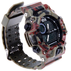 MONTRE TACTIQUE ANALOGIQUE ET DIGITALE, date, heure