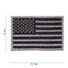 Patch drapeau :  USA argent