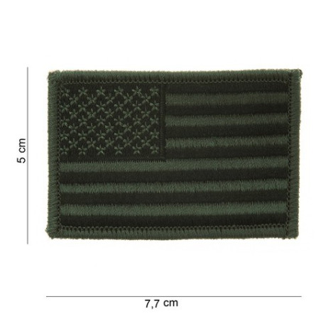 Patch  " drapeau USA subdued "