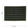 Patch  " drapeau USA subdued "