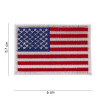 Patch " drapeau USA bordure blanche " (large)