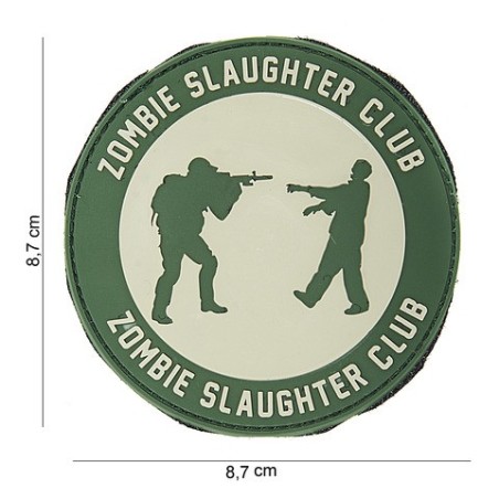 Patch 3D PVC "  Zombie slaughter "