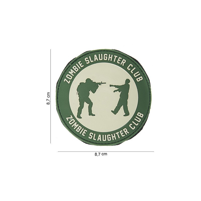 Patch 3D PVC "  Zombie slaughter "