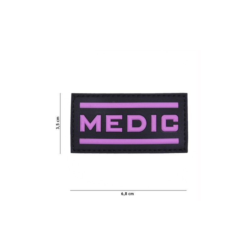 Patch 3D PVC Medic pink