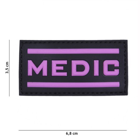 Patch 3D PVC Medic pink