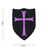 Patch 3D PVC Crusader pink