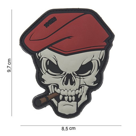 Patch 3D PVC  " skull sigar "