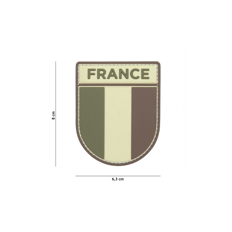 Patch 3D PVC French army multi