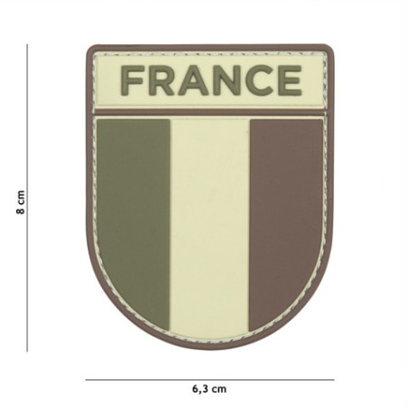 Patch 3D PVC French army multi