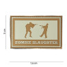 Patch 3D PVC " Zombie slaughter "