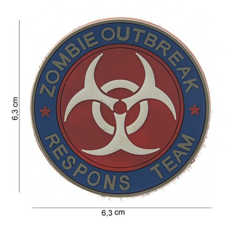 Patch 3D PVC  " Zombie outbreak respons team "