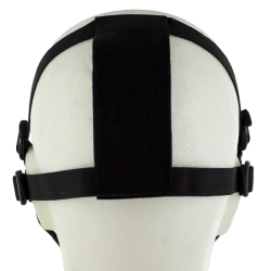 Metal Mesh pad with cheek pad Black