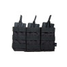 PORTE CHARGEURS TRIPLE M4 NOIR DELTA TACTICS