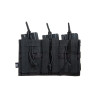 PORTE CHARGEURS TRIPLE M4 NOIR DELTA TACTICS