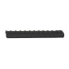 Rail Cover Panels 11 Ribs (Black)