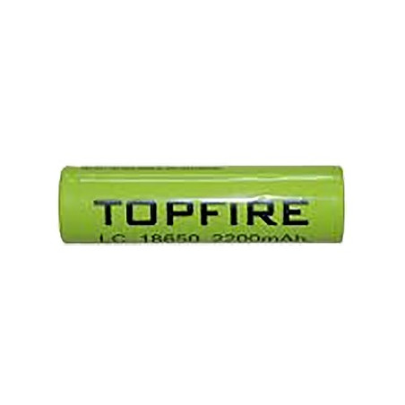 Pile Topfire LC 18650 2200 mah