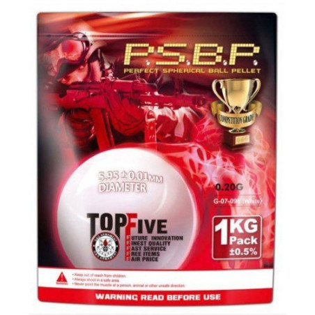 BILLES GG 0.20 GRS SACHET DE 1 KG ( blanche )