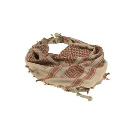 Echarpe Shemagh 110*110 cm Coyote / Marron