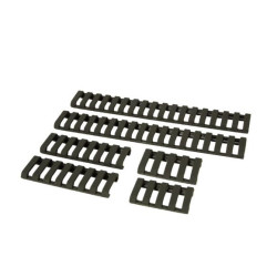 FMA - Rail cover - Rubber - BK - (4 pieces set)
