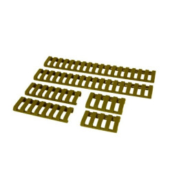 FMA - Rail cover - Rubber - TAN - (4 pieces set)