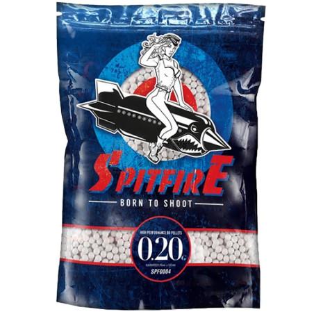 Sac de billes airsoft 6mm Spitfire 0,20g format 1kg