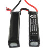 3000mah 7.4V 30C lipo battery nunchuck type with Small tamiya
