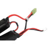 3000mah 7.4V 30C lipo battery nunchuck type with Small tamiya