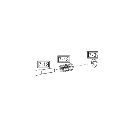 17307 BERSA 7-13 Valve Spring