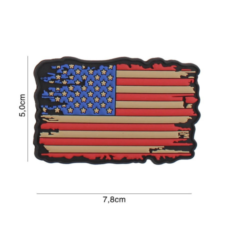 Patch 3D PVC USA vintage