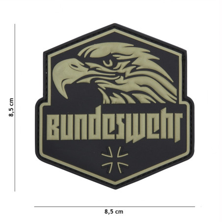 Patch 3D PVC Bundeswehr green