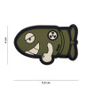 Patch 3D PVC Funny torpedo green