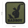 Patch 3D PVC : Badboy : vert