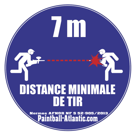 Panneau Signalétique Distance Tir