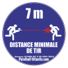 Panneau Signalétique Distance Tir