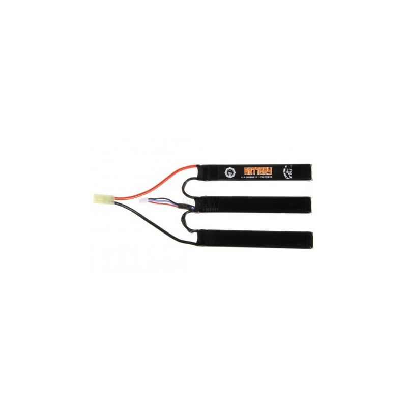 BATTERIE LIPO 11.1V 2000 MAH 15C DUEL CODE